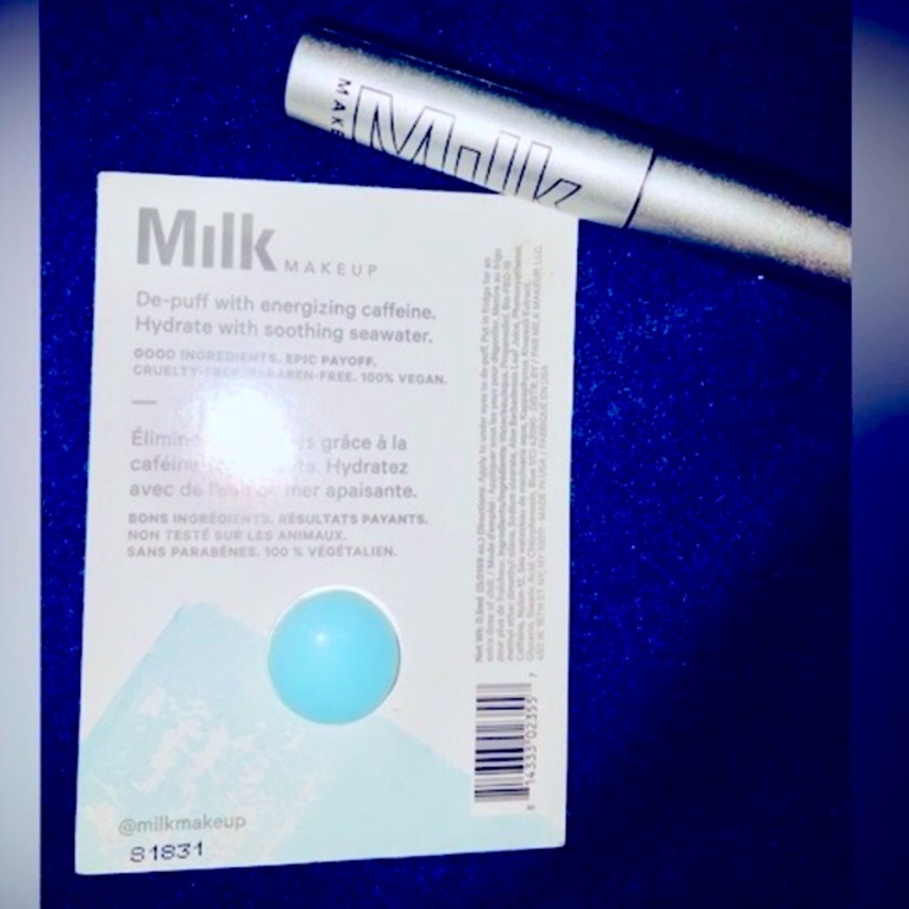 ♨️3/25♨️ MILK Makeup Mini KUSH Mascara 3g and Cooling Depuff Sample